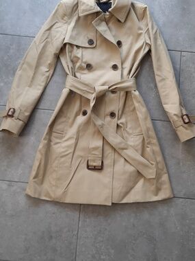 J. Crew Khaki Tan Classic Trench Coat